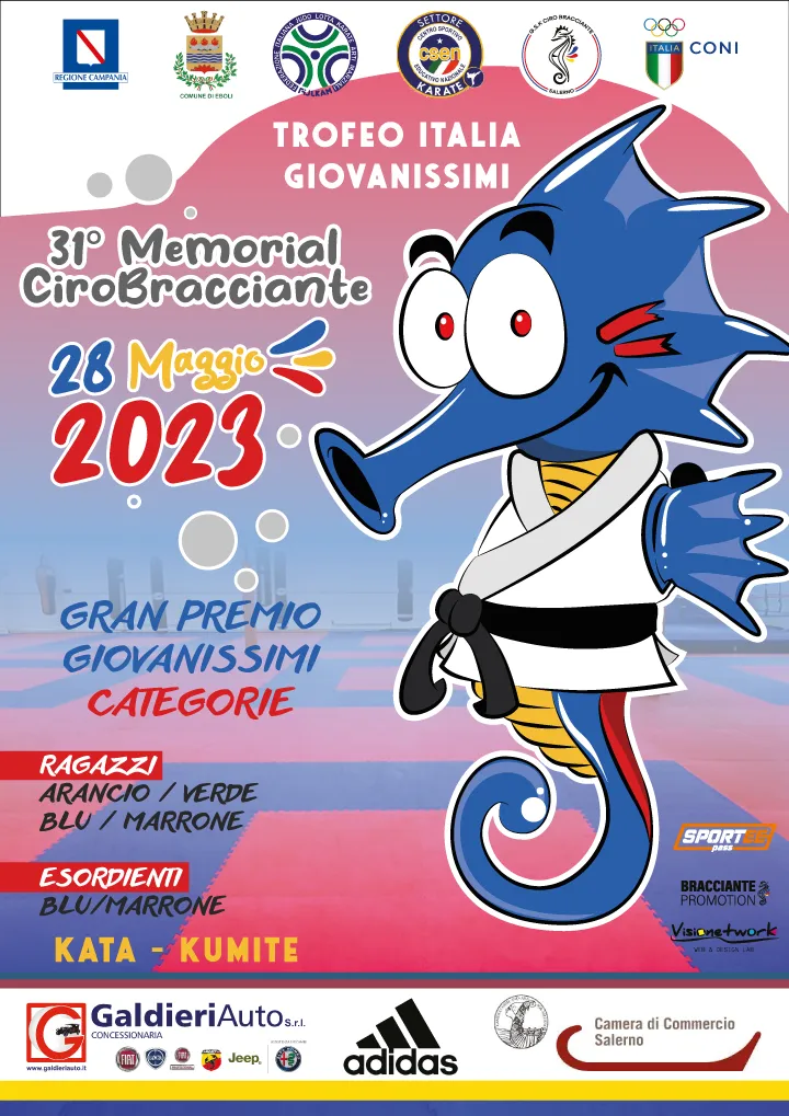 31 memorial di karate Ciro Bracciante 2023